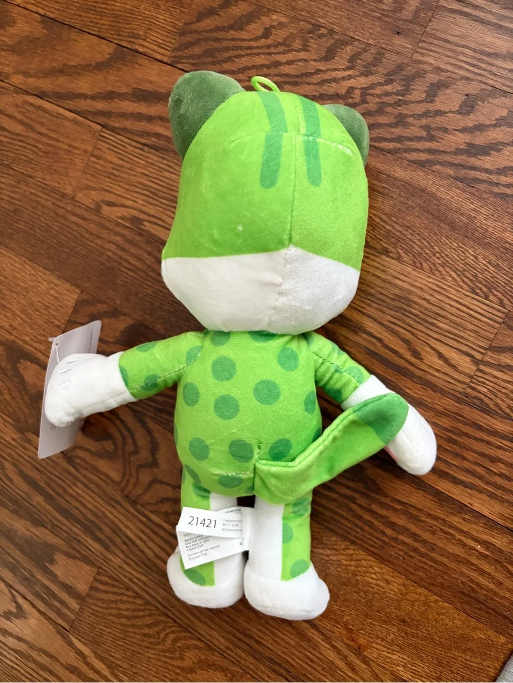 Super Mario Bros Luigi in Green Cat Suit Plush 2022 with Tag